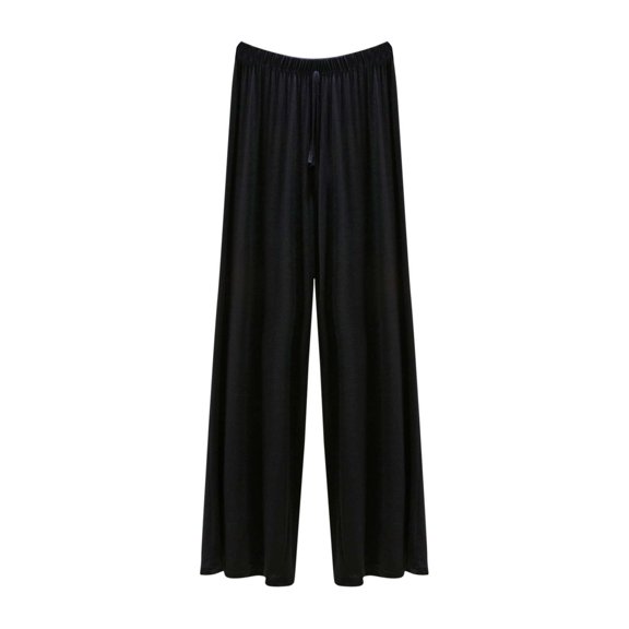 Kaemgyyd Plus Size Pajama Pants Soft Comfortable Wide Leg Flowy Sleepwear Lounge Drawstring Loose Fit Pj Bottoms Trousers