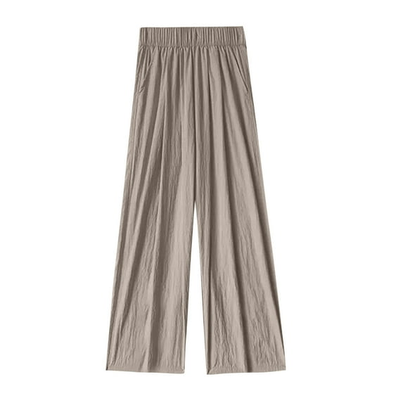 Kaemgyyd Plus Size Pajama Pants for Women Comfy Soft Solid Loungewear High Waist Pj Bottom Wide Leg Running Yoga Pants