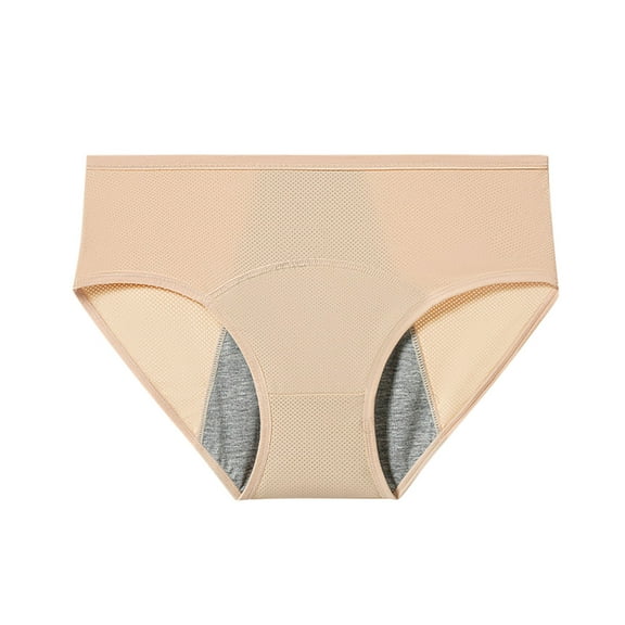 Kaemgyyd Plus Size Underwear for Women Casual Comfy Breathable Stretch Panties Cotton Low Rise Full Coverage No Show Brief