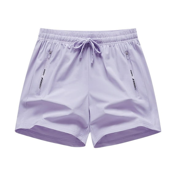 Kaemgyyd Running Shorts for Women with Zipper Pockets Quick Dry Summer Trendy Shorts Comfy Workout Gym Athletic Shorts for Women