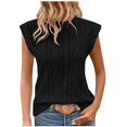 thumbnail image 1 of Kaemgyyd Shirts for Women 1/4 Sleeve Crew Neck Loose Tops Casual Solid Color Texture Tunic Blouse Trendy Clothes, 1 of 7