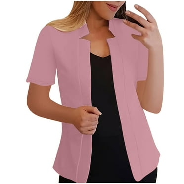 Kaemgyyd Short Sleeve Cardigan for Women Lightweight Open Front Fall Outerwear Dressy Casual Cover up Tops