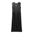 thumbnail image 1 of Kaemgyyd Sleepwear for Women Loose Soft Sleeveless Tank Nightgown Cozy Breathable V Neck Sleep Dress Loungewear, 1 of 7