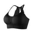 thumbnail image 1 of Kaemgyyd Sports Bras for Women Cute Lace Ribbed Cross Back Yoga Bra Spaghetti Strap Full Coverage Stretch Bras, 1 of 3