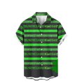 thumbnail image 1 of Kaemgyyd St. Patrick's Day Shirt for Men Fashion Printed Casual Short Sleeve Button down Beach Tops, 1 of 3