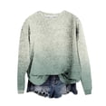 thumbnail image 1 of Kaemgyyd Sweaters for Women Winter Fall Crew Neck Knit Pullover Casual Fashion Gradation Long Sleeve Tops Clothes, 1 of 4