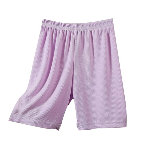 Kaemgyyd Toddler Girls Shorts Casual Solid Elastic Waist Baby Shorts Summer Soft Comfy Pajama Bottoms 2-12 Years