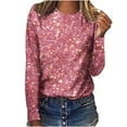 thumbnail image 1 of Kaemgyyd Tops for Women Trendy Sequin Crew Neck Long Sleeve Sparkle Shirt 2025 Spring Glitter Party Blouse Clubwear, 1 of 4