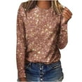 thumbnail image 1 of Kaemgyyd Tops for Women Trendy Sequin Crew Neck Long Sleeve Sparkle Shirt Spring Glitter Party Blouse Clubwear, 1 of 4