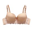 thumbnail image 1 of Kaemgyyd Women Bralette Cute Bow Lace Full Coverage Bra Adjustable Strap Padded No Underwire Bra with Lift and Support, 1 of 4