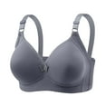 thumbnail image 1 of Kaemgyyd Women Comfortable Wireless Bras Seamless Push up Lift up Bralettes Soft V Neck Full Coverage Embroidery Everyday Bra, 1 of 5