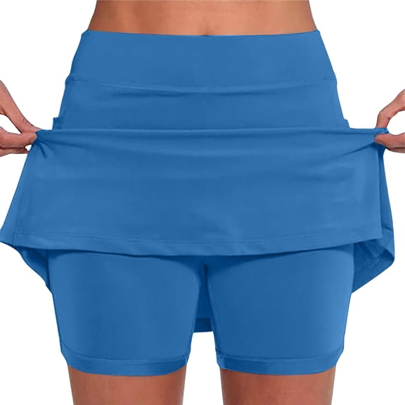 Kaemgyyd Women Tennis Skirt Golf Skorts Athletic High Waisted Plus Size Skirt with Shorts for Sport Workout Running