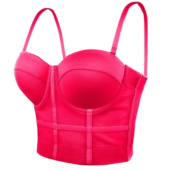 Kaemgyyd Women's Cami Corset Tops Slimming Adjustable Strap Crop Top Going out Bodyshaper Fashion Bralette for Women