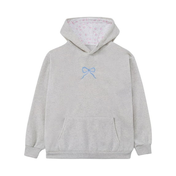 Kaemgyyd Women's Casual Hoodies Cute Long Sleeve Print Lightweight Pullover Tops Loose Sweatshirt with Pocket