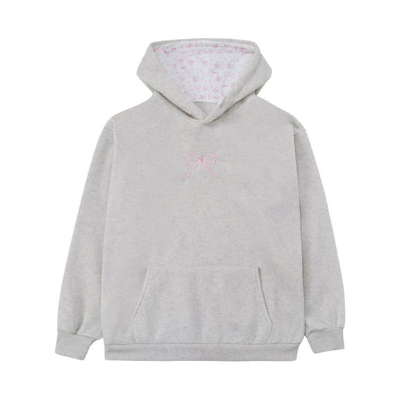 Kaemgyyd Women's Casual Hoodies Cute Long Sleeve Print Lightweight Pullover Tops Loose Sweatshirt with Pocket