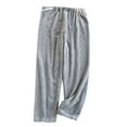thumbnail image 1 of Kaemgyyd Women's Fuzzy Pajama Pants Comfy Warm Fleece Pj Loungewear Plush Wide Leg Adjustable Trousers Sleepwear, 1 of 5