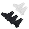 thumbnail image 1 of Kaemgyyd Women's Lace Underwear V-Waist Underwear for Women Lace Panties No Show Hipster Briefs 5 Pack, 1 of 2