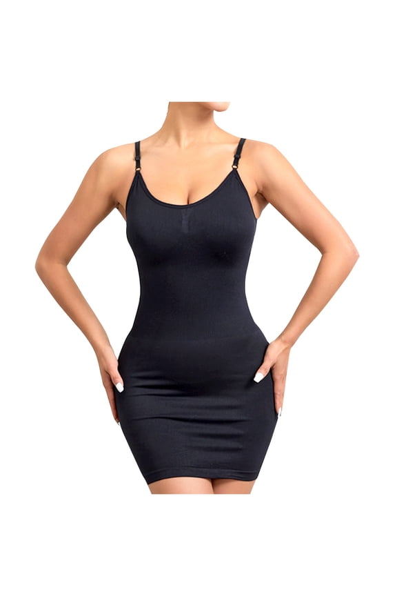 Women's Shapewear Jumpsuit Butt Lifter Body Shaper Solid Color Slim Tight Adjustable Spaghetti Strap Bodysuit