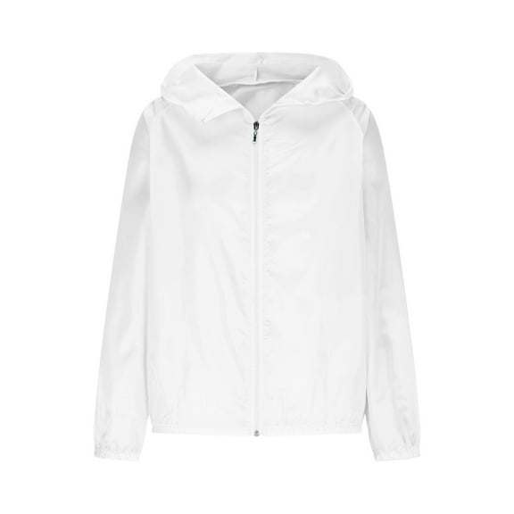 Kaemgyyd Women's Sun Protection Jacket Lightweight Athletic UPF 50+ Full Zipper Long Sleeve Hoodie Shirts Hiking Outdoor Pockets