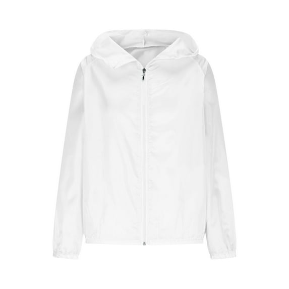 Kaemgyyd Women's Sun Protection Jacket Lightweight Athletic UPF 50+ Full Zipper Long Sleeve Hoodie Shirts Hiking Outdoor Pockets