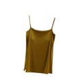 thumbnail image 1 of Kaemgyyd Women's Tank Top Soft Comfy Spaghetti Strap Sleeveless Pajamas Tee Basic Layer Side Slit Sleepwear Shirt with Built-In Bra, 1 of 4