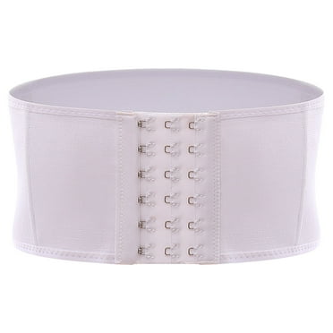Kaemgyyd Women’s Wide Corset Belt Vintage Elastic Waist Belt for Dresses Breathable Solid Color Stretch Corset