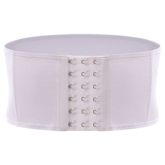 Kaemgyyd Women’s Wide Corset Belt Vintage Elastic Waist Belt for Dresses Breathable Solid Color Stretch Corset