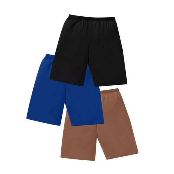 Kaemgyyd Womens 3 Pack Yoga Lounge Shorts Elastic Waist Casual Shorts Workout Jogging Sweat Shorts for Women