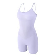 Kaemgyyd Womens Bodysuit Spaghetti Strap Adjustable Shorts Rompers Sleeveless One-Piece Jumpsuits for Gym Yoga Workout
