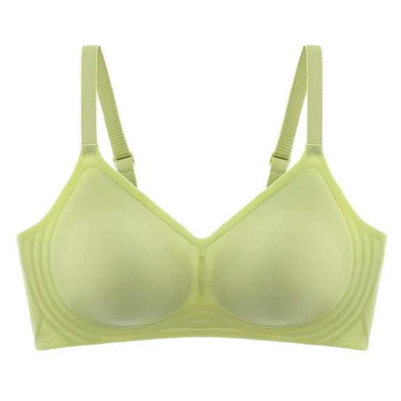 Kaemgyyd Womens Bra No Underwire Seamless Wireless Bra with Soft Support Bralette Solid Full Coverage Everyday Bra