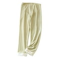 thumbnail image 1 of Kaemgyyd Womens Fleece Pajama Pants Plush Fuzzy Winter Cozy Trousers Lounge Warm Wide Leg Pj Bottoms Sleepwear, 1 of 6