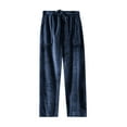 thumbnail image 1 of Kaemgyyd Womens Fuzzy Pajama Pants Soft Fleece Pj Bottoms Winter Warm Comfy Lounge Sleepwear Trousers with Pockets, 1 of 4