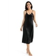 thumbnail image 1 of Kaemgyyd Womens Satin Nightgown Silk Sleeveless Sleep Dress Solid Color Spaghetti Strap Nightdress for Party, 1 of 7
