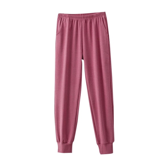 Kaemgyyd Womens Sweatpants with Pockets Baggy Elastic Waist Cinch Bottom Yoga Trousers Soft Comfy Pajama Pants Loungewear