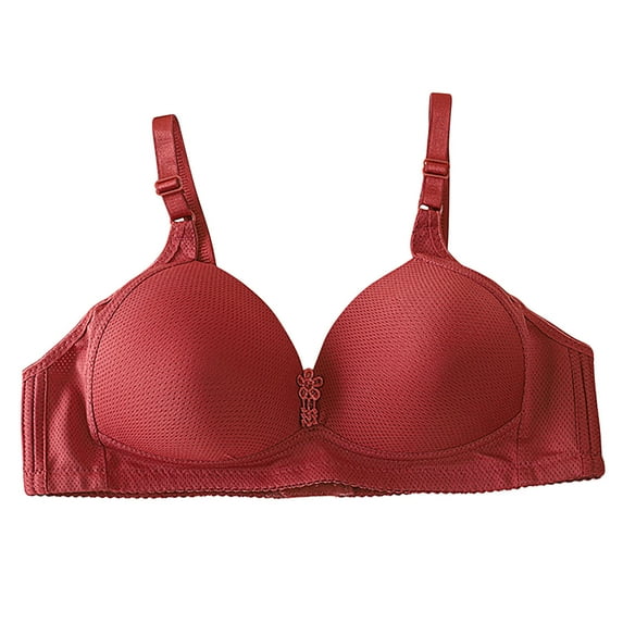 Kaemgyyd Womens T Shirt Bra Soft Comfy Lift up No Underwire Bra Adjustable Strap Full Coverage Padded Seamless Bra