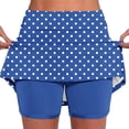 thumbnail image 1 of Kaemgyyd Womens Tennis Skirt Polka Dot High Waisted Golf Skort Stretchy Athletic Skirts with Built-In Shorts for Workout Running, 1 of 5