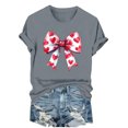 thumbnail image 1 of Kaemgyyd Womens Valentines Day Shirt Hearts Tshirt Valentine Gifts Tee Tops Lightweight Crew Neck Workout T-Shirts, 1 of 6