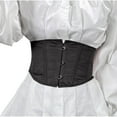 thumbnail image 1 of Kaemgyyd Womens Wide Corset Elastic Waist Belt Stain Slik Solid Color Corset Belts for Women Vintage Belt for Dresses, 1 of 5