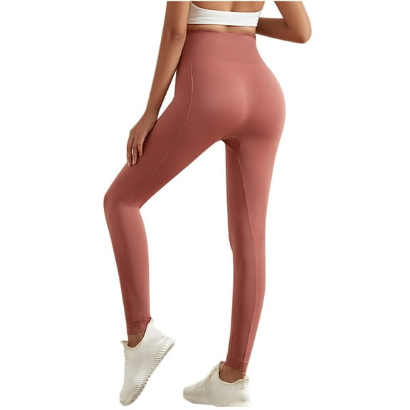 Kaemgyyd Workout Pants for Women High Waisted Hip Lift Yoga Activewear Solid Color Stretchy Leggings Lightweight Running Joggers