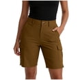 thumbnail image 1 of Kaemgyyd Workout Shorts Women Casual Athletic Hiking Sweat Shorts Stylish Elastic High Waist Chino Cargo Shorts with Pockets, 1 of 6