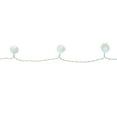 thumbnail image 1 of 40-Count Cool White Iridescent Snowball LED Christmas Lights - 19.2 ft White Wire, 1 of 3
