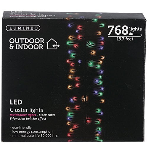 Kaemingk 768 LED Lights - Multi - Cluster Lights - Multi Function