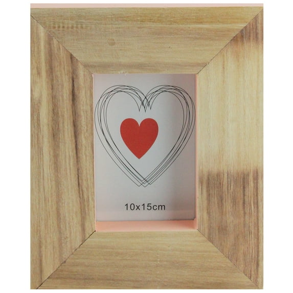 Rectangular Wooden Picture Frame - for a 5.5" x 3.5" Photo - 10"