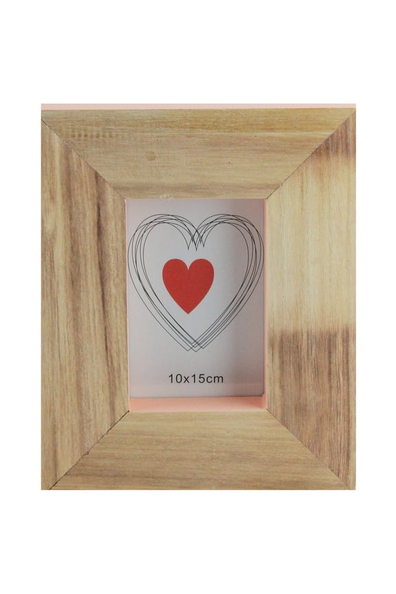 Rectangular Wooden Picture Frame - for a 5.5" x 3.5" Photo - 10"