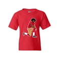 thumbnail image 1 of Kaepernick 7 Kneel Stand Football Protest Front Back DT Youth Kids T-Shirt Tee, 1 of 3