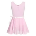 thumbnail image 1 of Kaerm Ballet Leotards for Kids Girls Dance Outfits Ballet Dress Set Sleeveless Combo Skirt Pink 10-12, 1 of 7