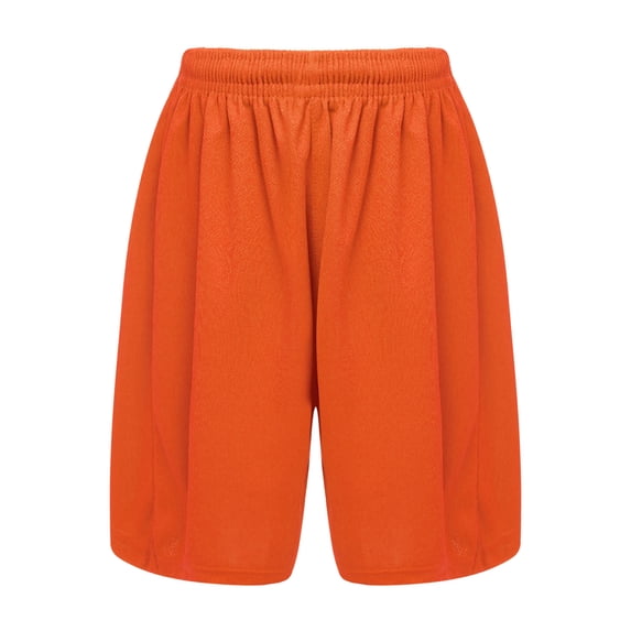 Kaerm Kids Boys Active Shorts Loose Quick Dry Running Gym Basketball Workout Sports Mesh Shorts Orange 20