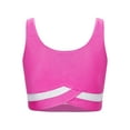 thumbnail image 1 of Kaerm Kids Girls Camisole Sport Bras Crop Top Sleeveless Gymnastics Dance Yoga T-Shirt Activewear Hot Pink 8, 1 of 6