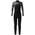 thumbnail image 1 of Kaerm Kids Girls Unitard Full Body Long Sleeve Dance Gymnastics Leotard One Piece Skating Jumpsuit Black 16, 1 of 5