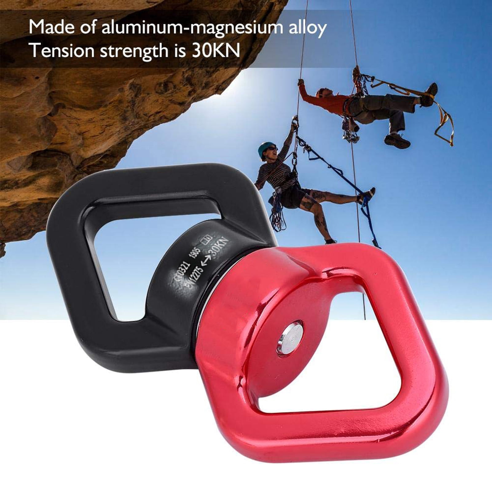Aerial Rope Kit Kaesi 30KN Rotational Device Rope Swivel for Aerial Silks Dance Swing ...